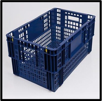 Nesting Meat/Agri Crate - Vented Sides and Base