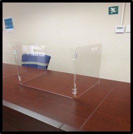 Foldable Covid Desk Screen