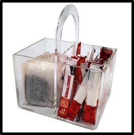 Elegant Multi-purpose Condiment Acrylic Box
