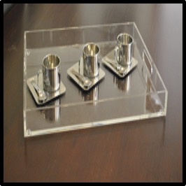 Acrylic 5 mm Tray Clear