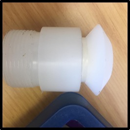 Machined Polyethylene Nozzle