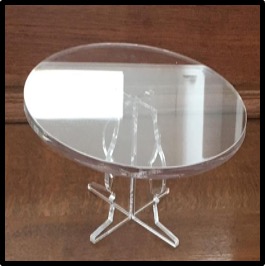 Single Tier Acrylic Cake Stand