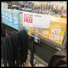 Acrylic Merchandising Clip