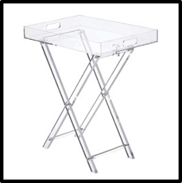 Acrylic Butlers Table