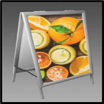 Sandwich Board with legs 23mm