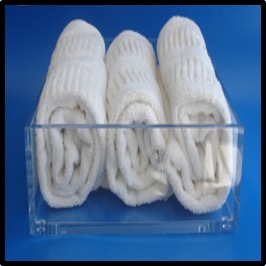 Acrylic Hand Towel Box