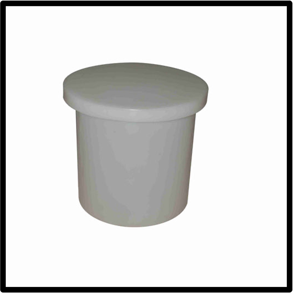45L Round Drum With Loose Fitting Lid