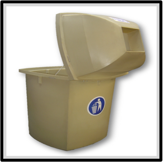 220L Pavement Litter Bin