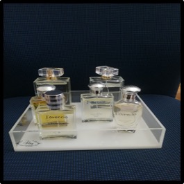 White Bottomed Display Tray