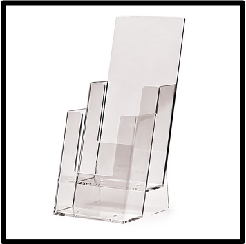2 Tier Brochure Holder