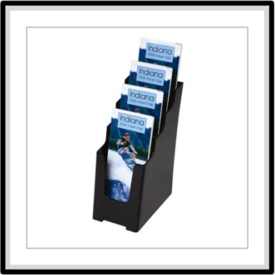 4 Tier Brochure Holder